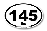 High School Wrestling Weight Class Sticker