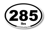 High School Wrestling Weight Class Sticker