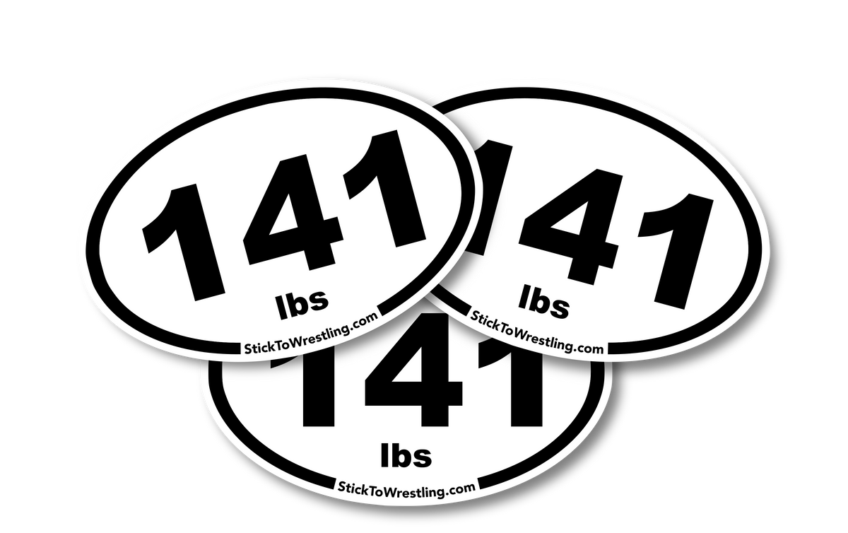 Weight Class Sticker College Wrestling Weight Class Sticker Three-Pack – Stick To Wrestling