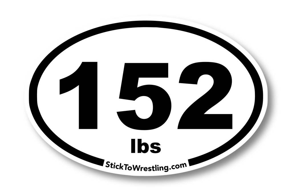 High School Wrestling Weight Class Sticker – Stick To Wrestling