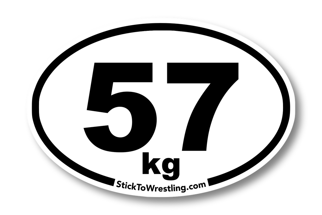 Wrestling Stickers - Just Wrestle (Set of 2)