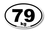 Men's Freestlye Wrestling Weight Class Sticker